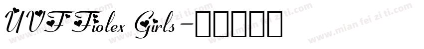 UVF Fiolex Girls字体转换
